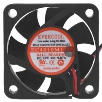 EVERCOOL EC4010M12C DC 12V 0.07A Ball Bearing Axial Cooling Fan