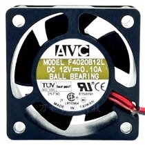 AVC F4020B12L DC 12V 0.10A 4020 Ball Bearing Axial Cooling Fan