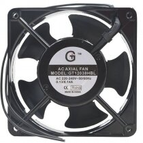 GT12038HBL AC 220-240V 0.13/0.14A 2 Wires 12038 Axial Cooling Fan
