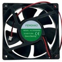 FENGHAO HL12038S48H DC 48V 0.20A Sleeve Bearing Axial Cooling Fan