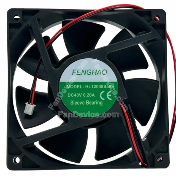 FENGHAO HL12038S48H DC 48V 0.20A Sleeve Bearing Axial Cooling Fan