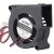 SANONDA JF5015M12B DC 12V 0.27A 2 Wires Brushless Blower Cooling Fan