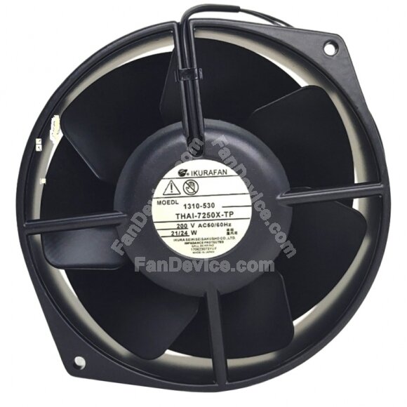 IKURAFAN 1310-530 THAI-7250X-TP AC 200V 21/24W Axial Cooling Fan