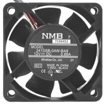 NMB 2410SB-04W-BA9 DC 12V 0.66A 2 Wires / 3 Wires Axial Cooling Fan