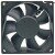 HXH HDH0812EA DC 12V 0.38A 2 Wires Brushless Axial Cooling Fan