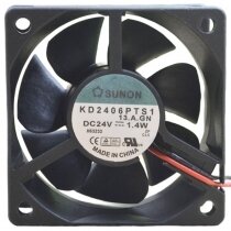 Sunon KD2406PTS1 DC 24V 1.4W 2 Wires 6025 Axial Cooling Fan