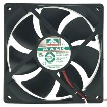 Magic MGA9212UB-O25 DC 12V 0.54A 2 Wires Axial Cooling Fan