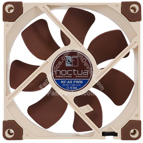 NOCTUA NF-A9 PWM DC 12V 0.1A 1.2W 4 Wires Axial Cooling Fan