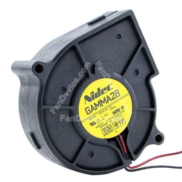 Nidec GAMMA28 V35016-16 DC 12V 0.41A 2 Wires Blower Cooling Fan