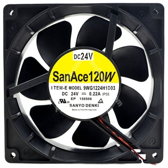 Sanyo 9WG1224H1D03 24V 0.22A IP55 Waterproof Axial Fan