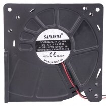 SANONDA KFFB12032M12B DC 12V 1.0A 2 Wires IP68 Waterproof Blower Fan