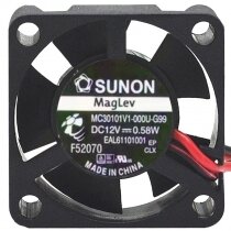 Sunon Maglev MC30101V1-000U-G99 DC 12V 0.58W 2 Wires Axial Cooling Fan