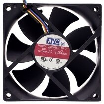 AVC DS08025R12U-011 12V 0.7A Hydraulic Bearing Axial Fan