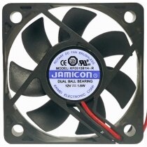 JAMICON KF0510B1H-R DC 12V 1.6W 5020 Dual Ball Bearing Axial Fan