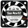 Sanyo 109P0524H7D09 DC 24V 0.05A 3 Wires Axial Cooling Fan