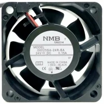 NMB 06025SA-24R-BA DC 24V 0.15A 2 Wires Axial Cooling Fan