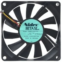 Nidec D08R-12TH 01A DC 12V 0.17A 3 Wires Axial Cooling Fan