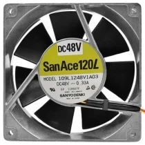 Sanyo 109L1248V1A03 DC 48V 0.33A 3 / 4 Wires Axial Cooling Fan