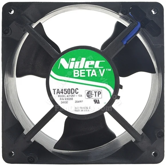 Nidec A31257-10A DC 24V 0.28Amp 2 / 3 Wires Axial Cooling Fan