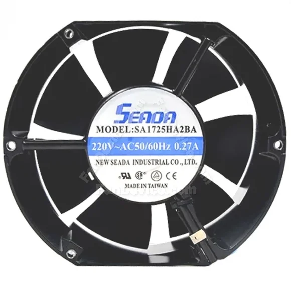 SEADA SA1725HA2BA 220V 0.27A 2 Wires Axial Cooling Fan