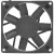 ADDA CF-80SS 12V 0.09A 3 Wires DC Brushless 200RPM 20CFM Cooling Fan