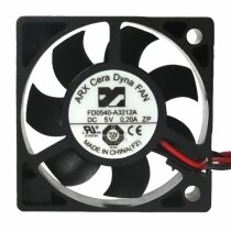 ARX FD0540-A3212A DC 5V 0.20A 2 Wires Axial Cooling Fan