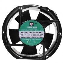 MIN AN MA17250HBL AC 110-120V 0.25A Axial Cooling Fan