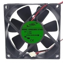 ADDA AD0824MX-A70GL DC 24V 0.1A 2 Wires Axial Cooling Fan