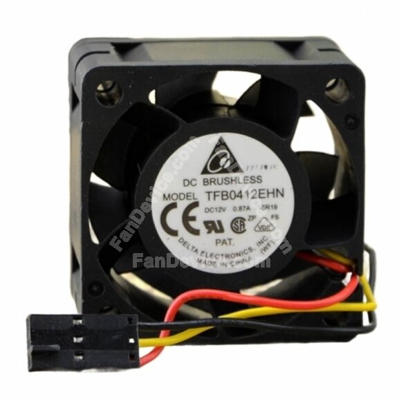 Delta TFB0412EHN DC 12V 0.87A 2 Wires / 3 Wires / 4 Wires Axial Cooling Fan