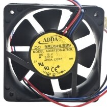 ADDA AD0612DS-D76GL DC 12V 0.07A 6015 Axial Brushless Cooling Fan
