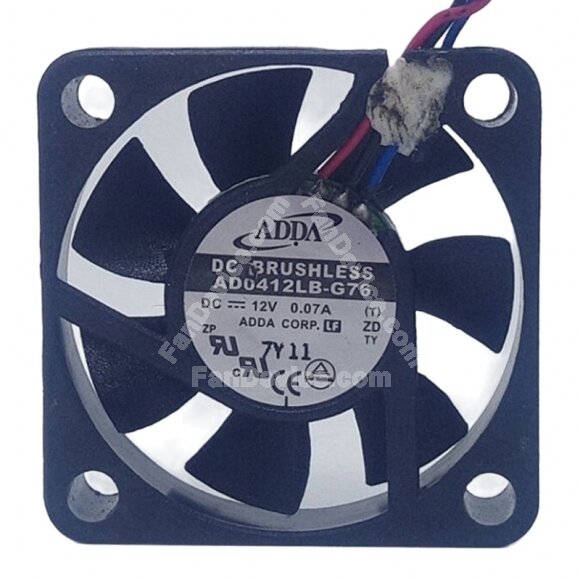 ADDA AD0412LB-G76 12V 0.07A 4010 DC Brushless Axial Cooling Fan
