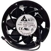 Delta THB1748BG DC 48V 5.80A 3 Wires / 4 Wires Axial Cooling Fan