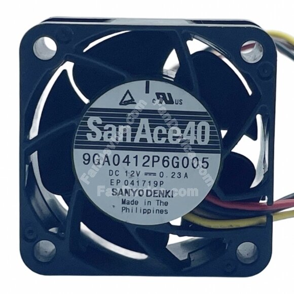 Sanyo Denki San Ace 40 9GA0412P6G005 DC 12V 0.23A 4020 PWM Axial Cooling Fan