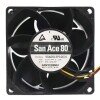 Sanyo Denki San Ace 80 9GA0812P1G631 DC 12V 1.2A 8038 PWM Axial Cooling Fan