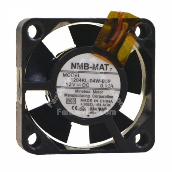 NMB-MAT 1204KL-04W-B59 DC 12V 0.12A 2 Wires / 3 Wires Axial Cooling Fan