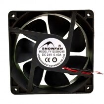 SNOWFAN YY12038H24B DC 24V 0.40A 2 Wires Axial Cooling Fan