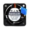 Sanyo 109P0424H316 DC 24V 0.095A 2.28W 2 Wires / 3 Wires Axial Cooling Fan
