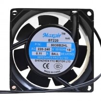 Maxair BT220 8038B2HL AC 220-240V 0.11A 18W Axial Cooling Fan