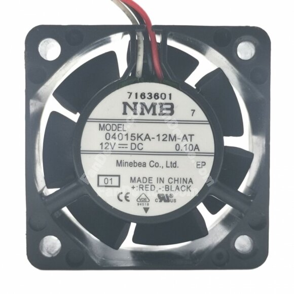NMB 04015KA-12M-AT DC 12V 0.10A 4015 Axial Cooling Fan