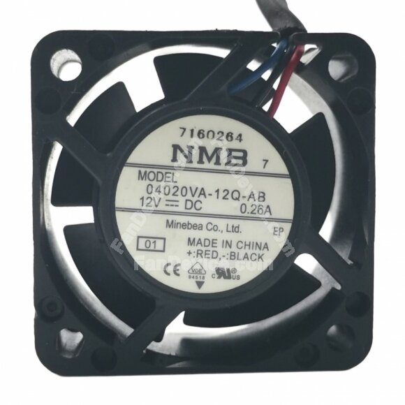 NMB 04020VA-12Q-AB DC 12V 0.26A 4020 Axial Cooling Fan
