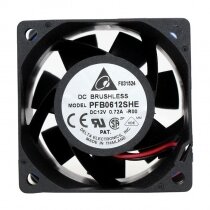 Delta PFB0612SHE DC 12V 0.72A 2 Wires / 3 Wires Axial Cooling Fan