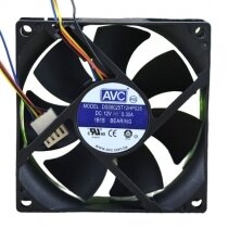AVC DS08025T12HP028 DC 12V 0.30A 2 Wires / 3 Wires / 4 Wires Axial Cooling Fan