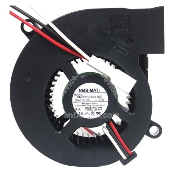 NMB-MAT BM6920-05W-B59 DC 24V 0.17A 6020 Blower Cooling Fan