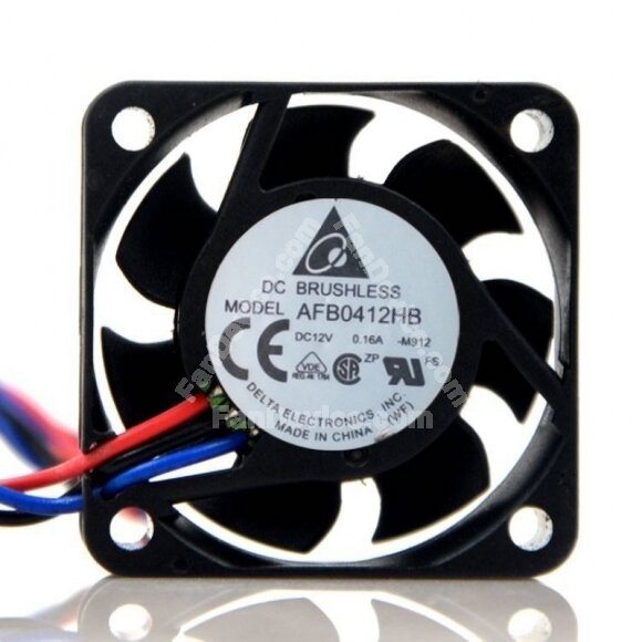 Delta AFB0412HB DC 12V 0.16A 2 Wires / 3 Wires / 4 Wires Axial Cooling Fan