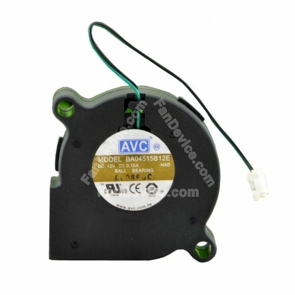 AVC BA04515B12E DC 12V 0.15A 2 Wires Blower Cooling Fan