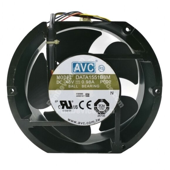 AVC DATA1551B8M DC 48V 0.98A 17251 Axial Cooling Fan