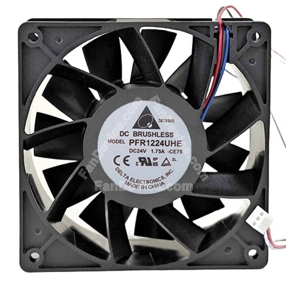 Delta PFR1224UHE DC 24V 1.75A 12038 Axial Cooling Fan