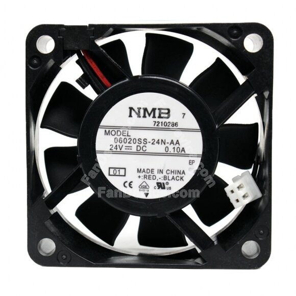 NMB 06020SS-24N-AA DC 24V 0.10A 6020 Axial Cooling Fan
