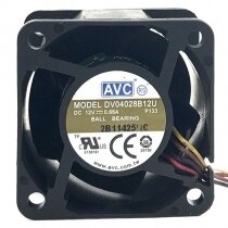 AVC DV04028B12U DC 12V 0.66A 4028 Axial Cooling Fan
