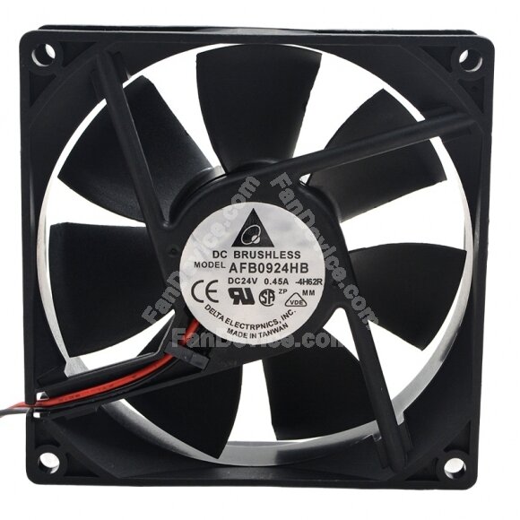 Delta AFB0924HB DC 24V 0.45A 9025 Axial Brushless Cooling Fan